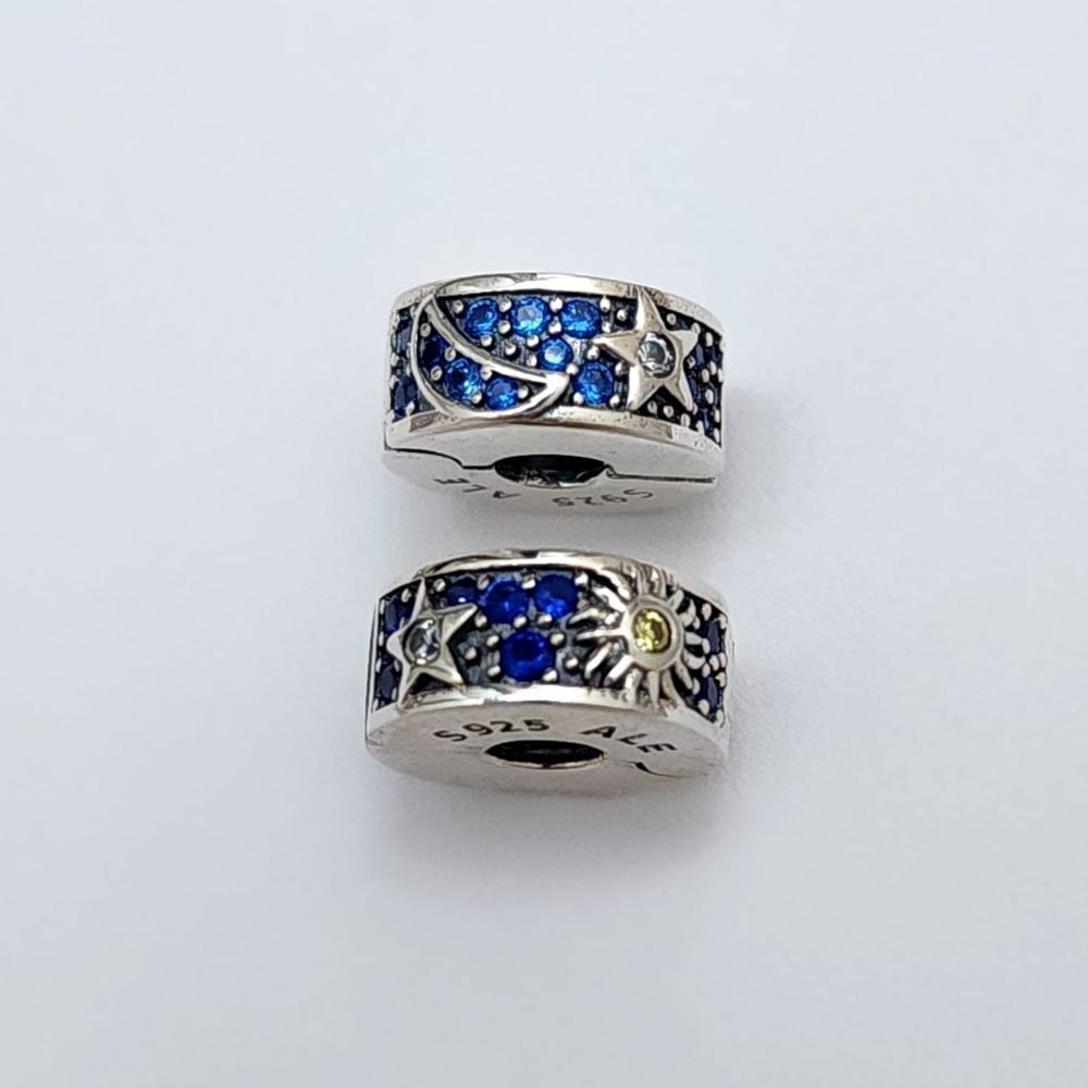 Pandora Celestial Sun, Star, and Moon Clips